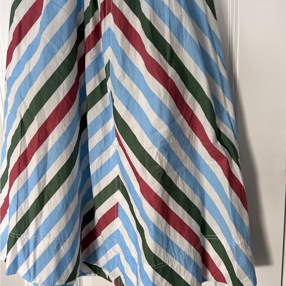 Anthropologie Blue, Green, and Red Striped Dress - Picture 5 of 8